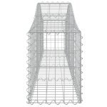 Cesti Gabbioni ad Arco 6 pz 200x30x40/60 cm Ferro Zincato - immagine 4