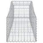 Cesti Gabbioni ad Arco 11 pz 200x50x40/60 cm Ferro Zincato - immagine 4