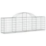 Cesti Gabbioni ad Arco 10 pz 200x30x60/80 cm Ferro Zincato - immagine 3
