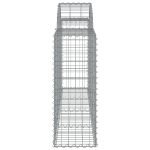 Cesti Gabbioni ad Arco 8 pz 200x30x80/100 cm Ferro Zincato - immagine 4
