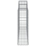 Cesti Gabbioni ad Arco 6 pz 200x30x100/120 cm Ferro Zincato - immagine 4