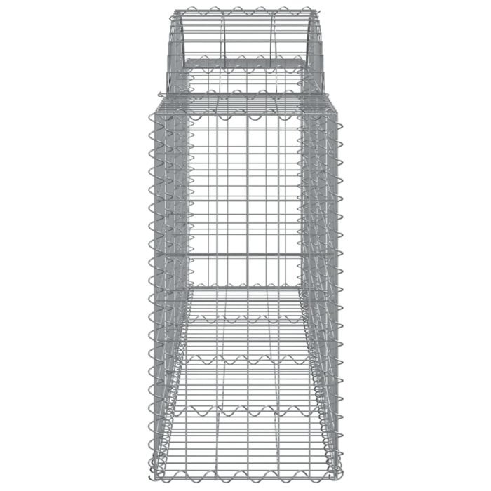 Cesti Gabbioni ad Arco 8 pz 200x50x80/100 cm Ferro Zincato - immagine 4