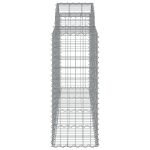 Cesti Gabbioni ad Arco 7 pz 200x50x100/120 cm Ferro Zincato - immagine 4