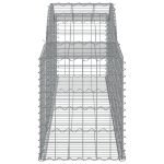 Cesti Gabbioni ad Arco 7 pz 300x50x60/80 cm Ferro Zincato - immagine 4