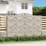 Cesti Gabbioni ad Arco 2 pz 300x50x200/220 cm Ferro Zincato - immagine 2
