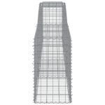 Cesti Gabbioni ad Arco 3 pz 400x50x80/100 cm Ferro Zincato - immagine 4